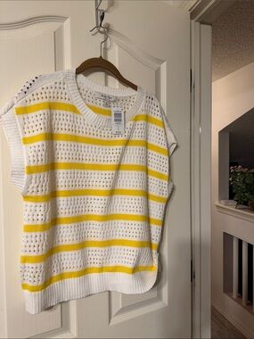 Torrid Belle Isle Cap Sleeve Open-Weave Sweater Top